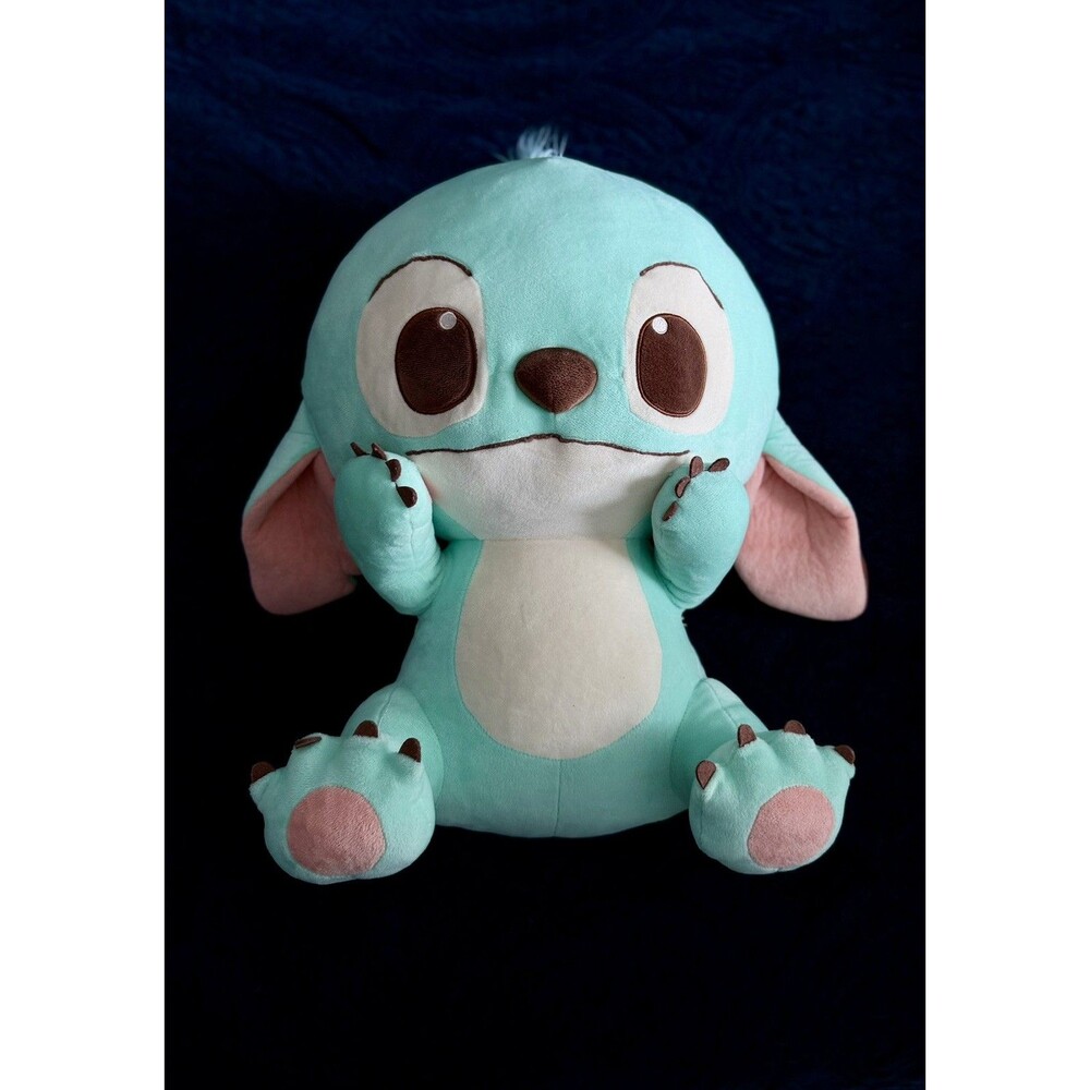 Toreba Exclusive Disney Lilo & Stitch Chocolate Mint Jumbo Stitch Plush 18 in.